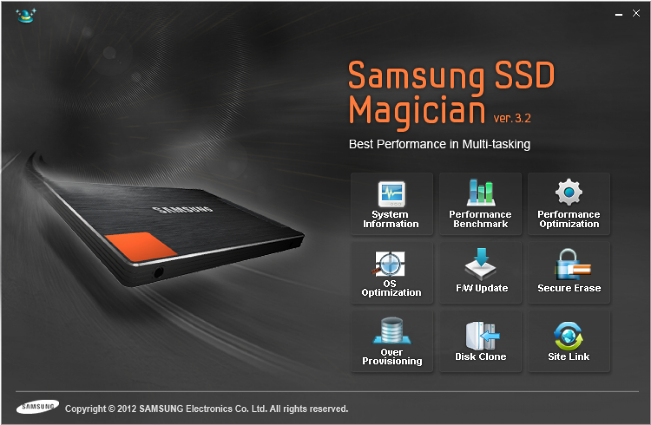 [28/09/2012] Samsung SSD Magician 3.2 01