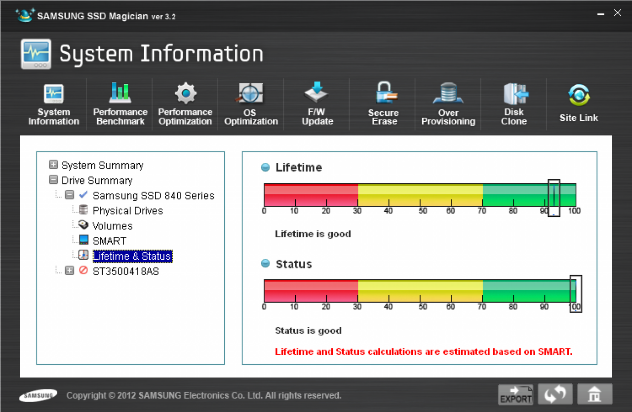 [28/09/2012] Samsung SSD Magician 3.2 02