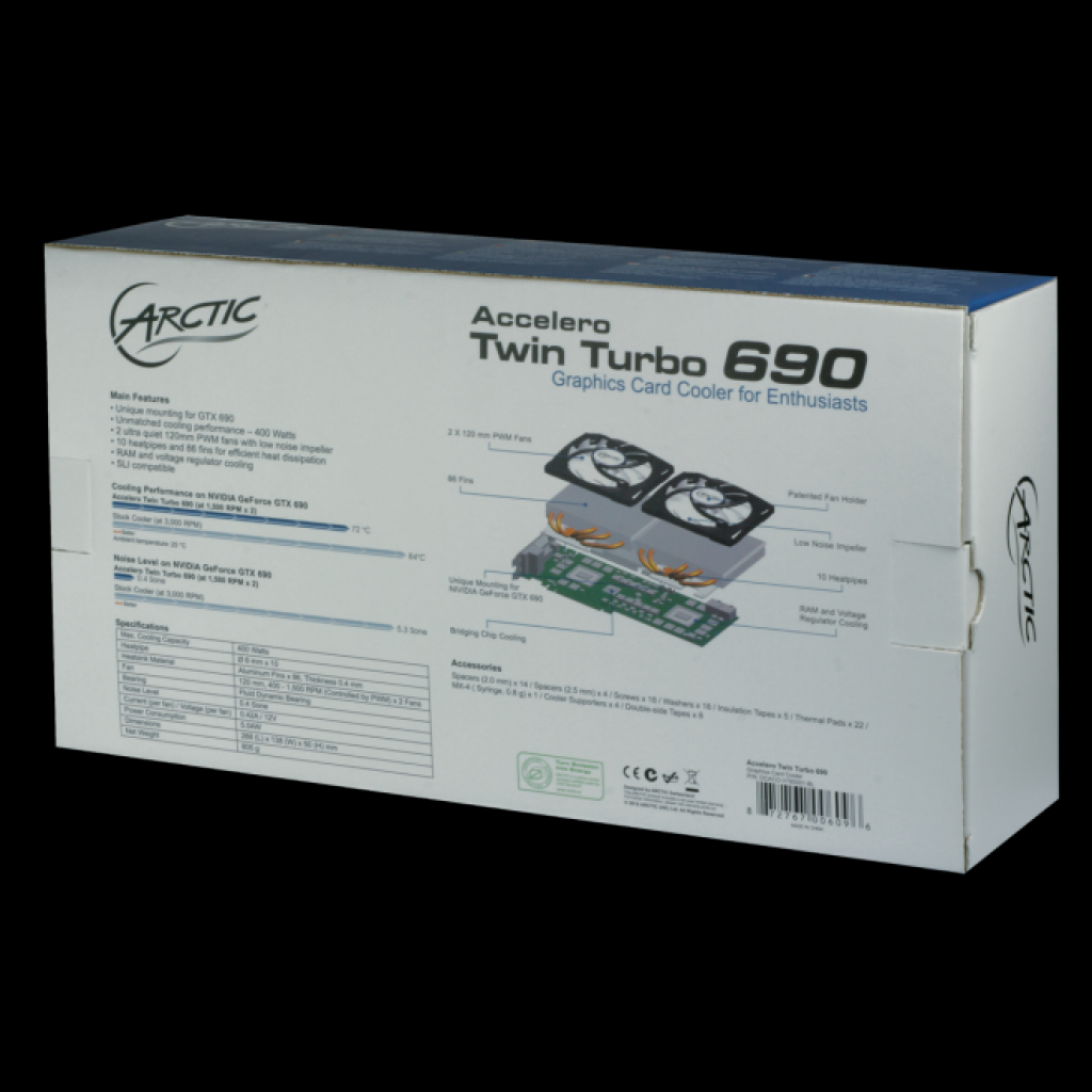 [10/09/2012] Arctic Cooling stellt alternativen Kühler für GTX 690 vor (9)