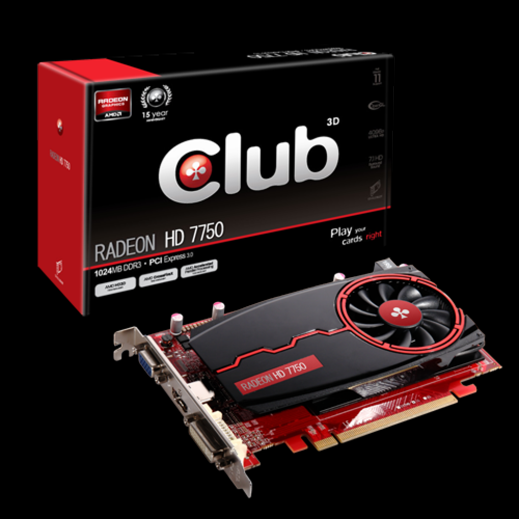 [18/09/2012] Club 3D im Speicherrausch: Radeon HD 7750 mit 4 GiByte GDDR3-Speicher angekündigt (1)
