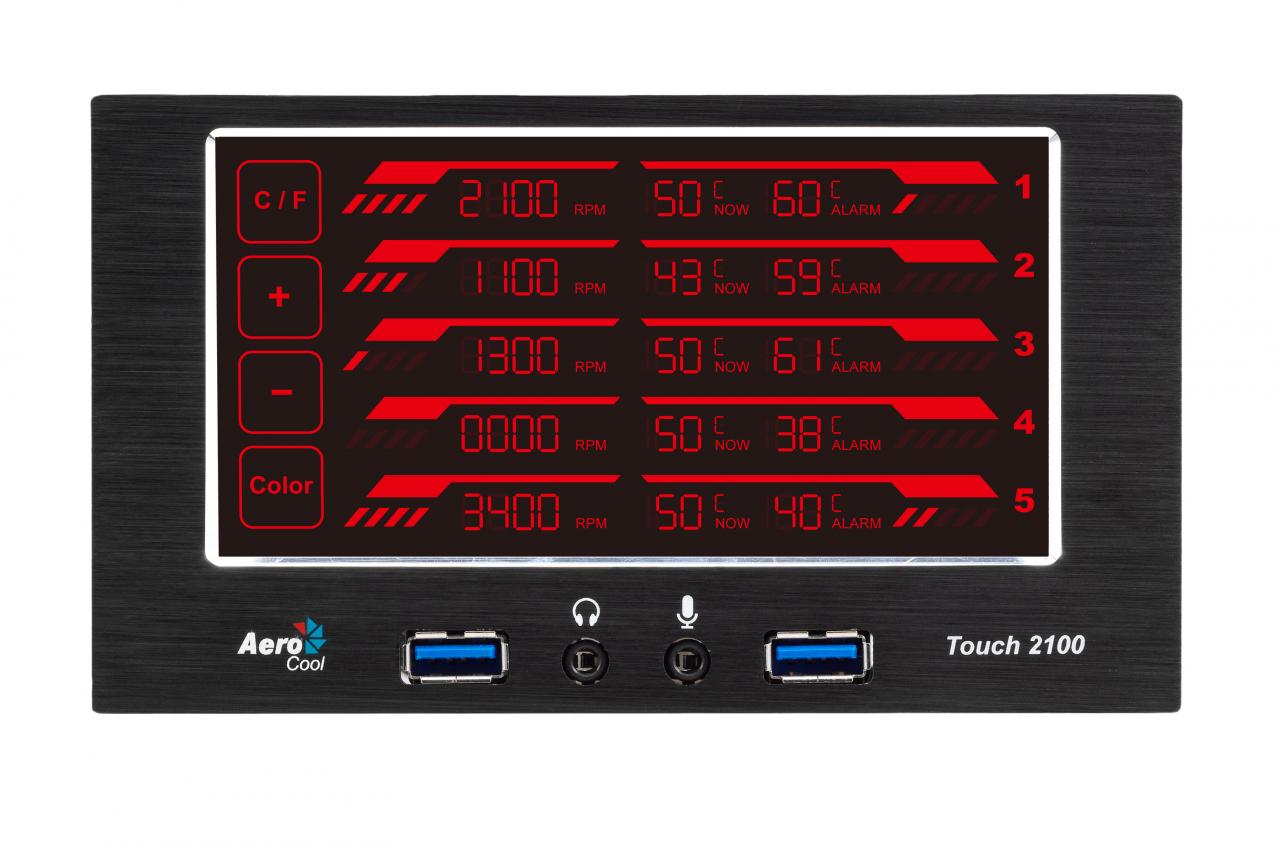 [26/09/2012] Aerocool stellt Touch-2100-Lüftersteuerung offiziell vor (5)
