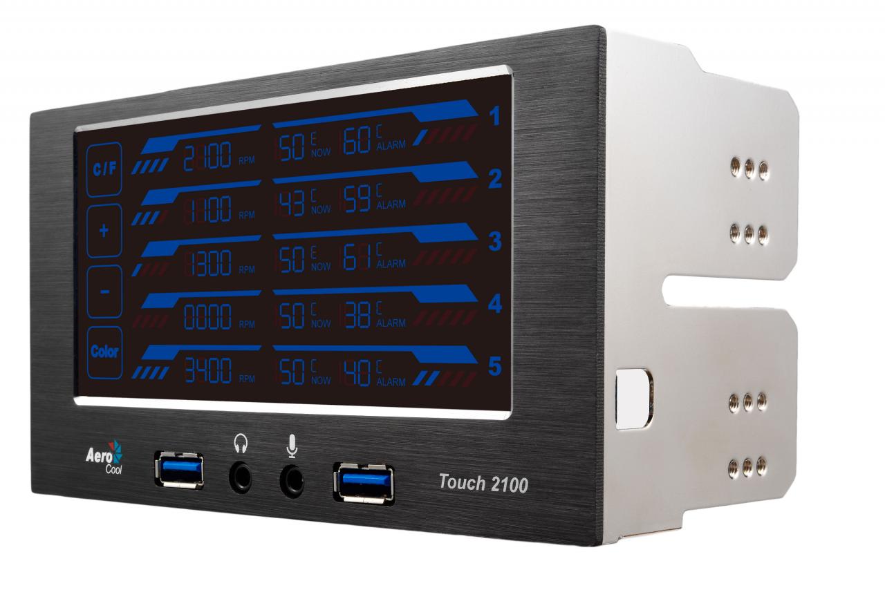 [26/09/2012] Aerocool stellt Touch-2100-Lüftersteuerung offiziell vor (8)