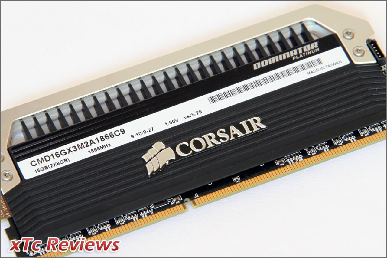 [03/09/2012] Corsair Dominator Platinum DDR3-1866 CL9: Luxuriöses 16-GiByte-Kit im PCGHX-Check (5)