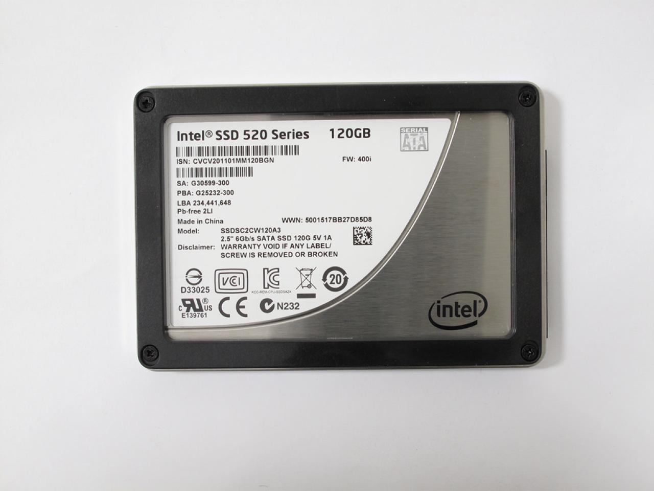 [16/10/2012] Die besten Einsteiger-SSDs mit 120/128 GByte: Intel SSD 520 (Link zum PCGH-Preisvergleich powered by Geizhals)
