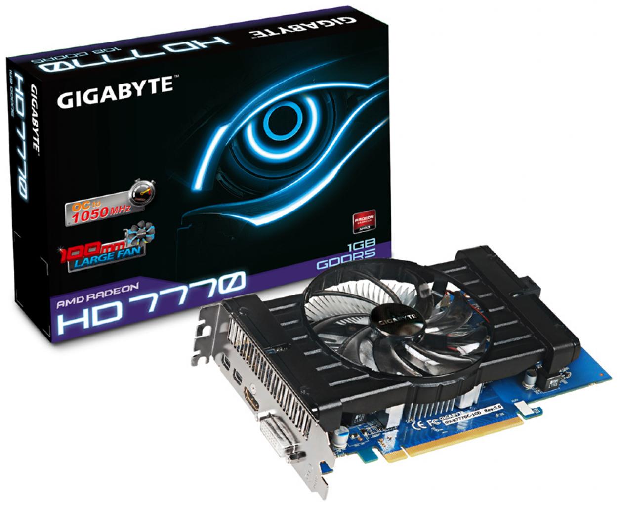 [15/10/2012] Gigabyte überarbeitet die Radeon HD 7770 OC - nun langsamer