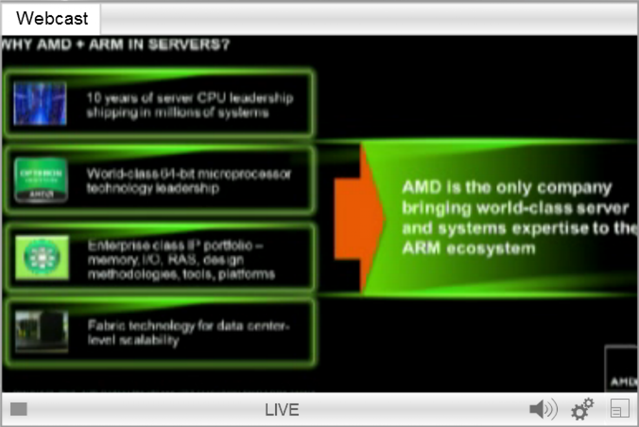 [29/10/2012] AMD bietet ab 2014 ARM-basierte 64-Bit-Opterons für Server an (10)