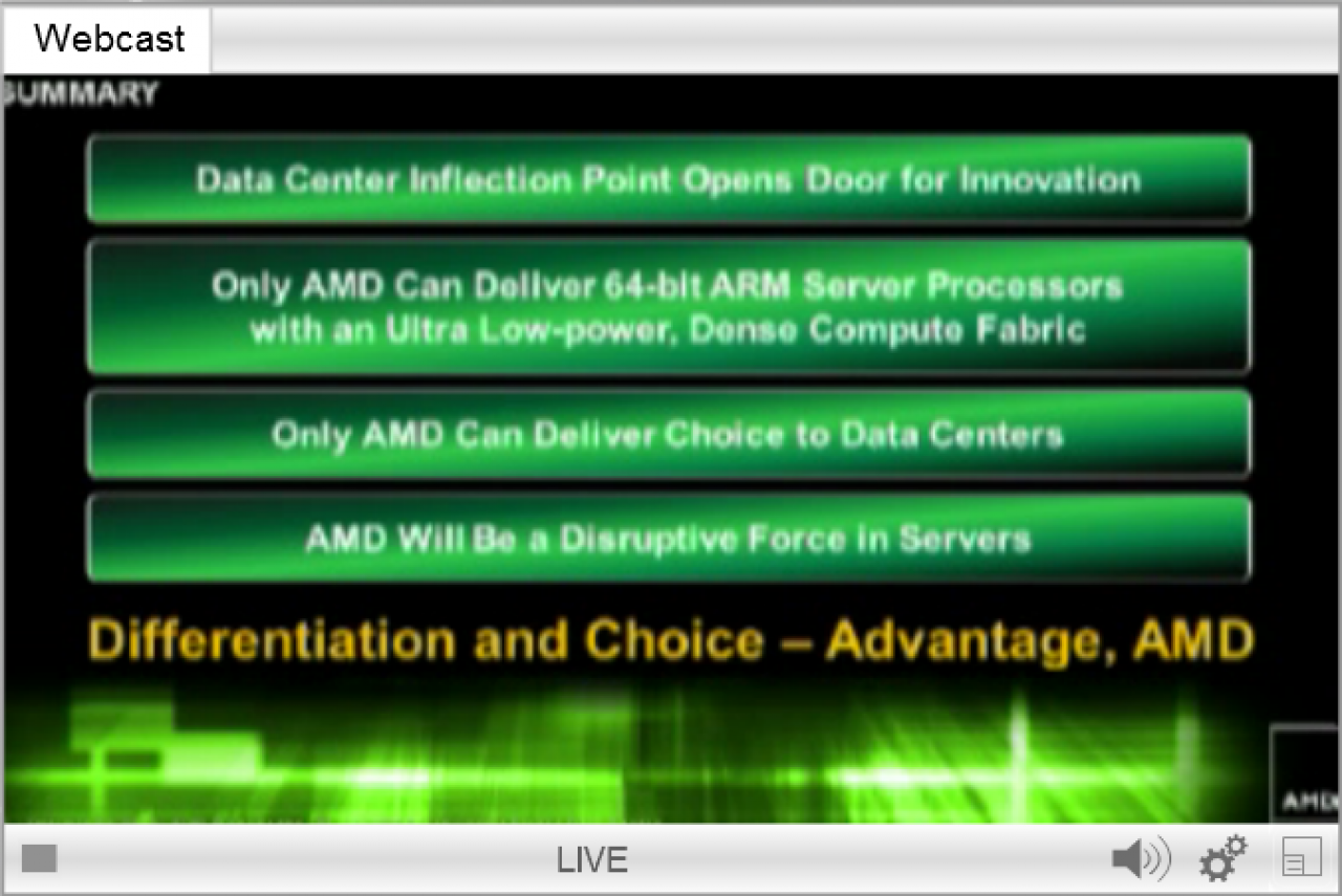 [29/10/2012] AMD bietet ab 2014 ARM-basierte 64-Bit-Opterons für Server an (15)