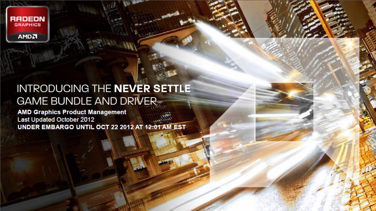 [21/10/2012] AMD Never Settle Spielebundle (1)