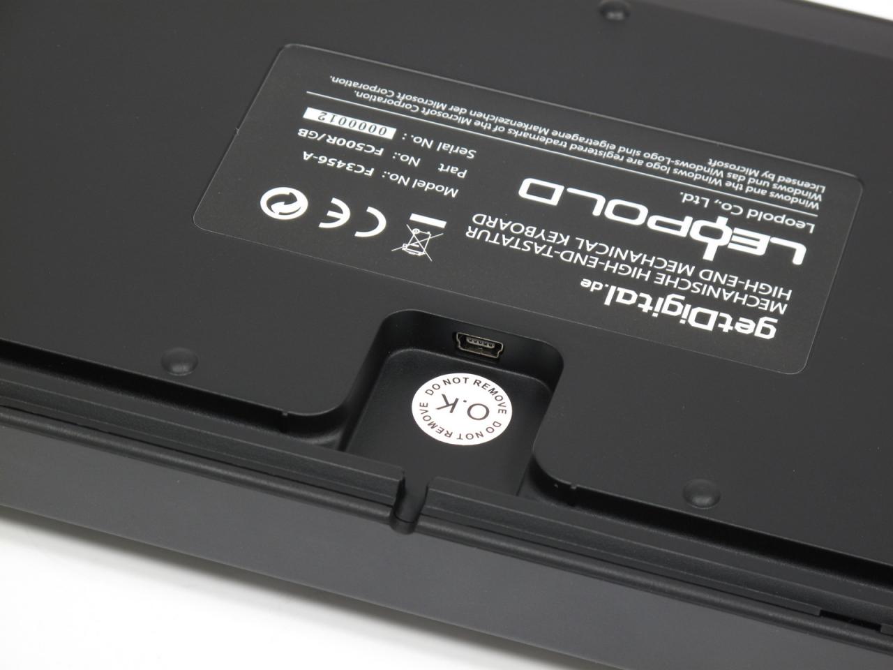 [26/10/2012] Leopold FC500R: Mechanischer Purist im Test