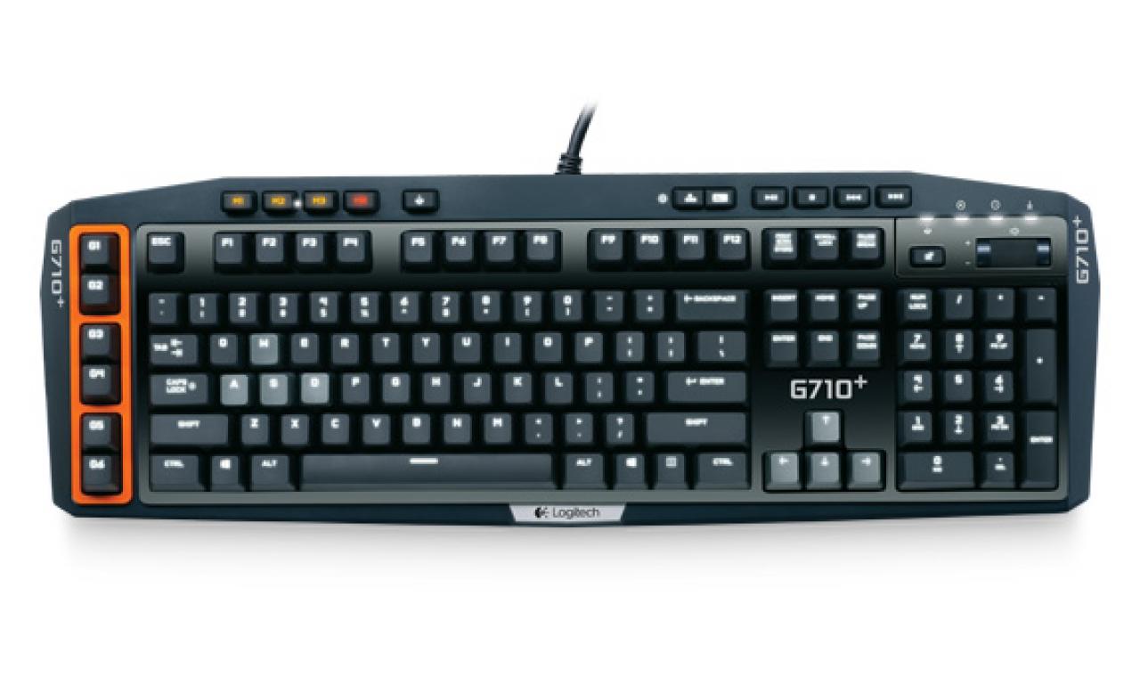 [09/10/2012] Logitech G710+: Frontalansicht aller 110 Tasten