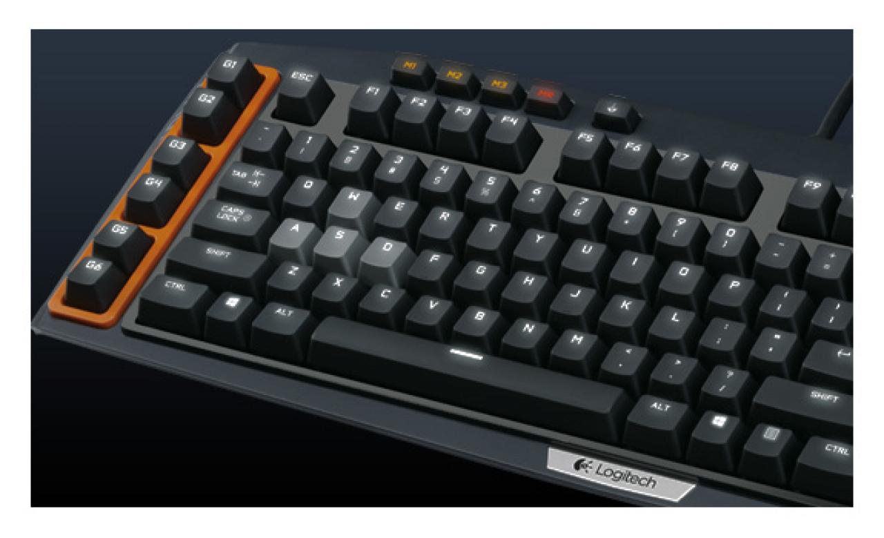 [09/10/2012] Logitech G710+: Die G-Tasten auf der linken Seiten