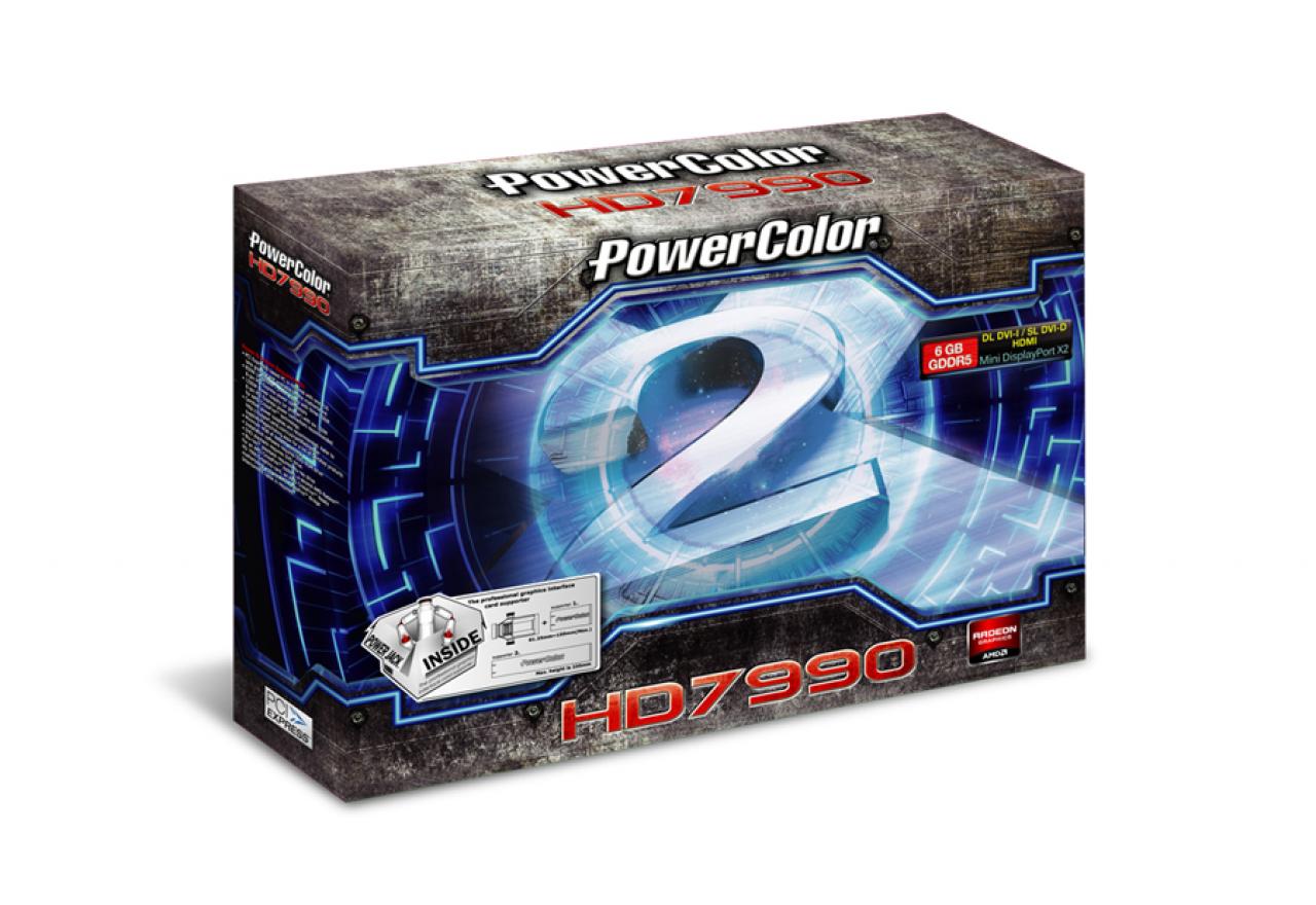 [04/10/2012] Dual-GPU-Beschleuniger: Powercolor stellt neue HD-7990-Grafikkarte vor (1)
