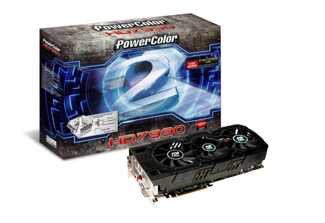 [04/10/2012] Dual-GPU-Beschleuniger: Powercolor stellt neue HD-7990-Grafikkarte vor (3)