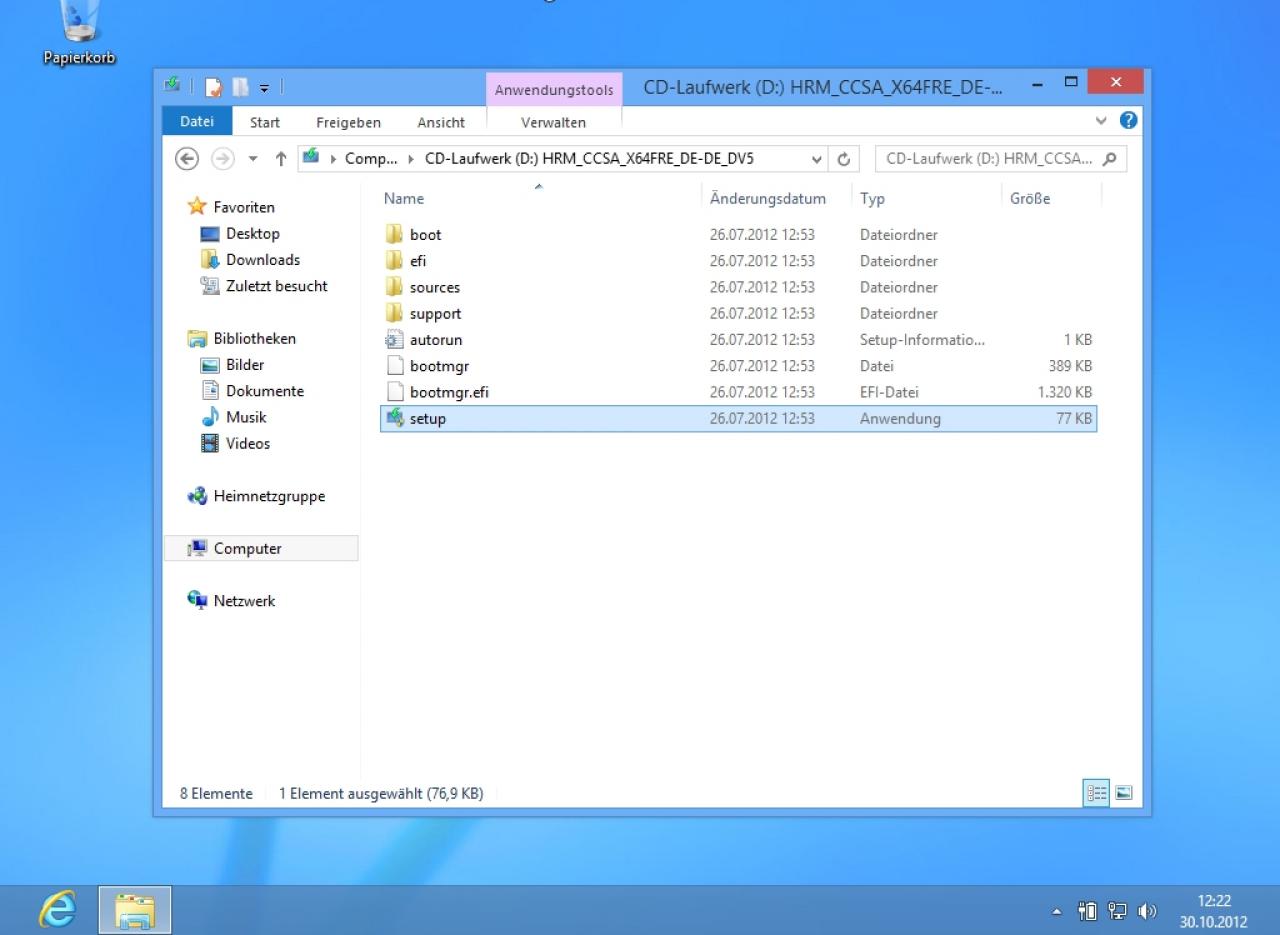 [30/10/2012] Der Windows 8 Installationsleitfaden: So installieren Sie Windows 8 schnell und problemlos (8)