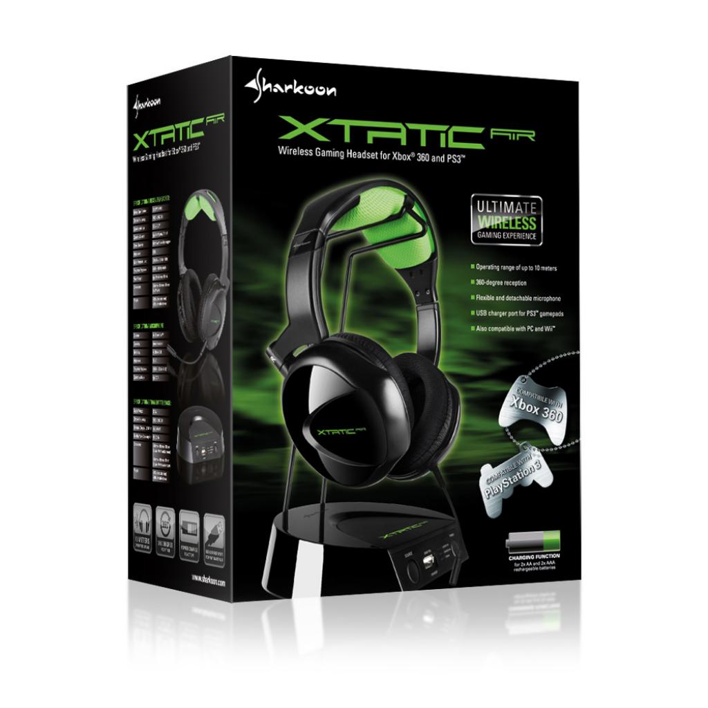 [31/10/2012] Sharkoon präsentiert neues Wireless-Gaming-Headset: Sharkoon X-Tactic AIR (1)