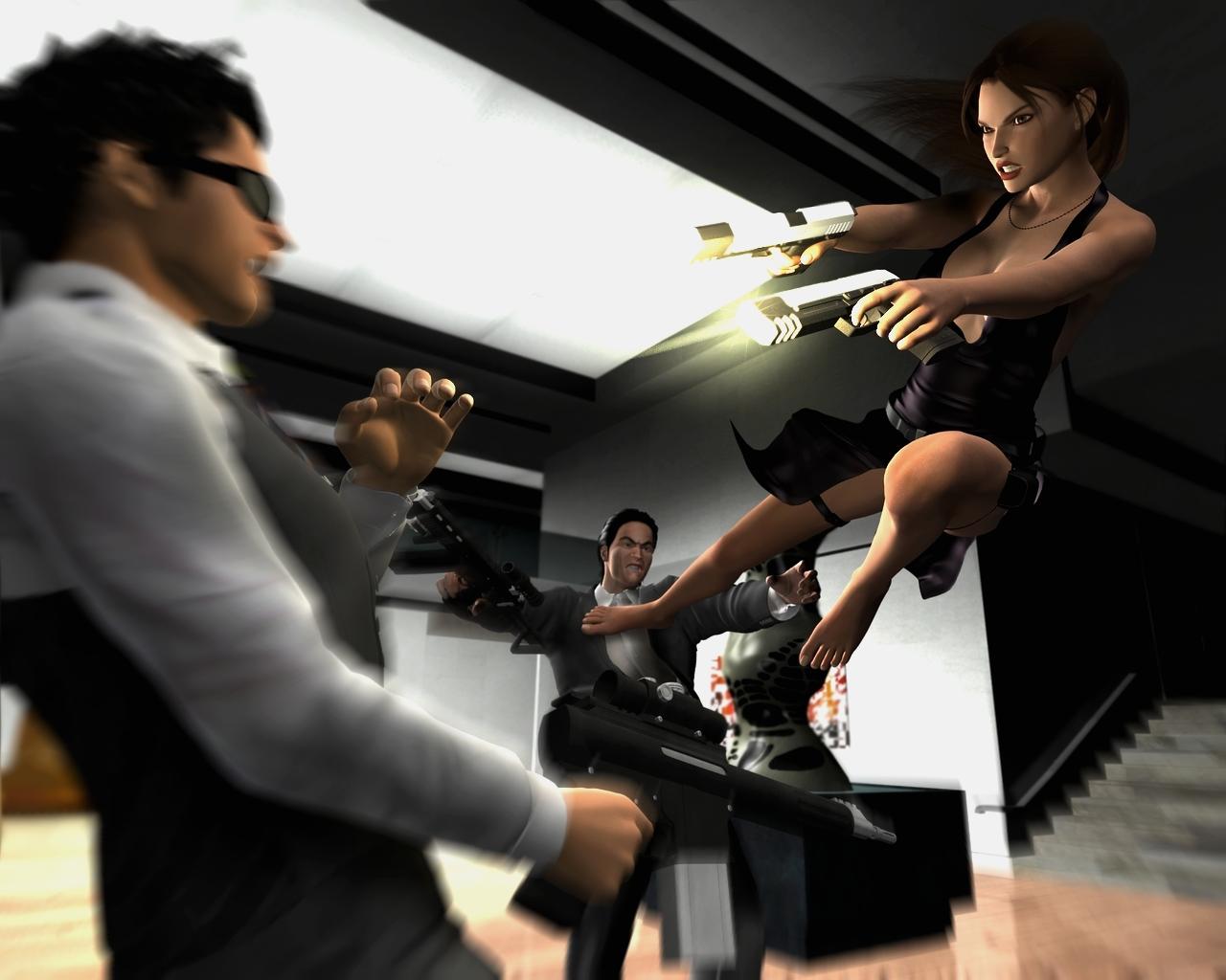 [09/10/2012] Ein Sexsymbol aus einem Computerspiel: Lara Croft als heiße Archäologin im knappen Outfit. (1)