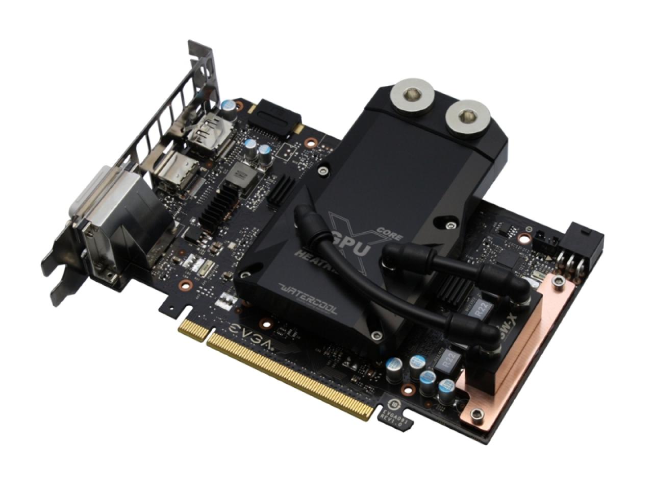 [17/10/2012] Watercool Heatkiller GPU-X³ core LT und microSW-X GTX 660 auf einer Geforce GTX 660. Das Wasser wird übrigens parallel zur Hauptkühlstruktur im GPU-Kühler geleitet, so dass trotz des geringen Durchmessers der Verbindung kein erhöhter Widerstand entsteht.