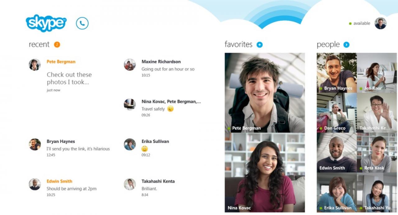 [22/10/2012] Skype für Windows 8 enthüllt (3)