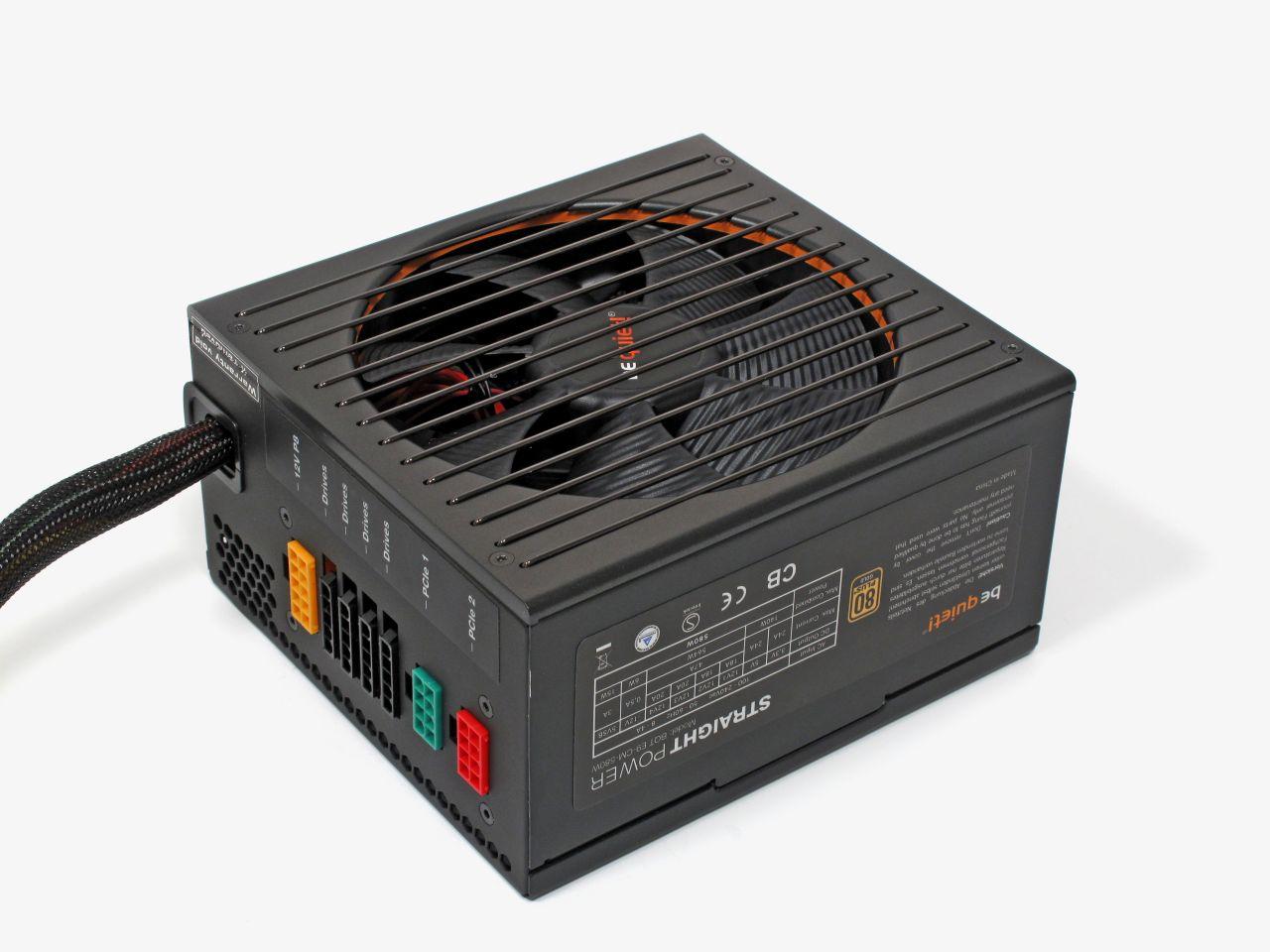 [29/11/2012] 2D: Das Be quiet Straight Power E9 580 W (BQT E9-CM-580W)ist im Desktop-Betrieb mit 0,1 Sone sehr leise.(95 Euro)