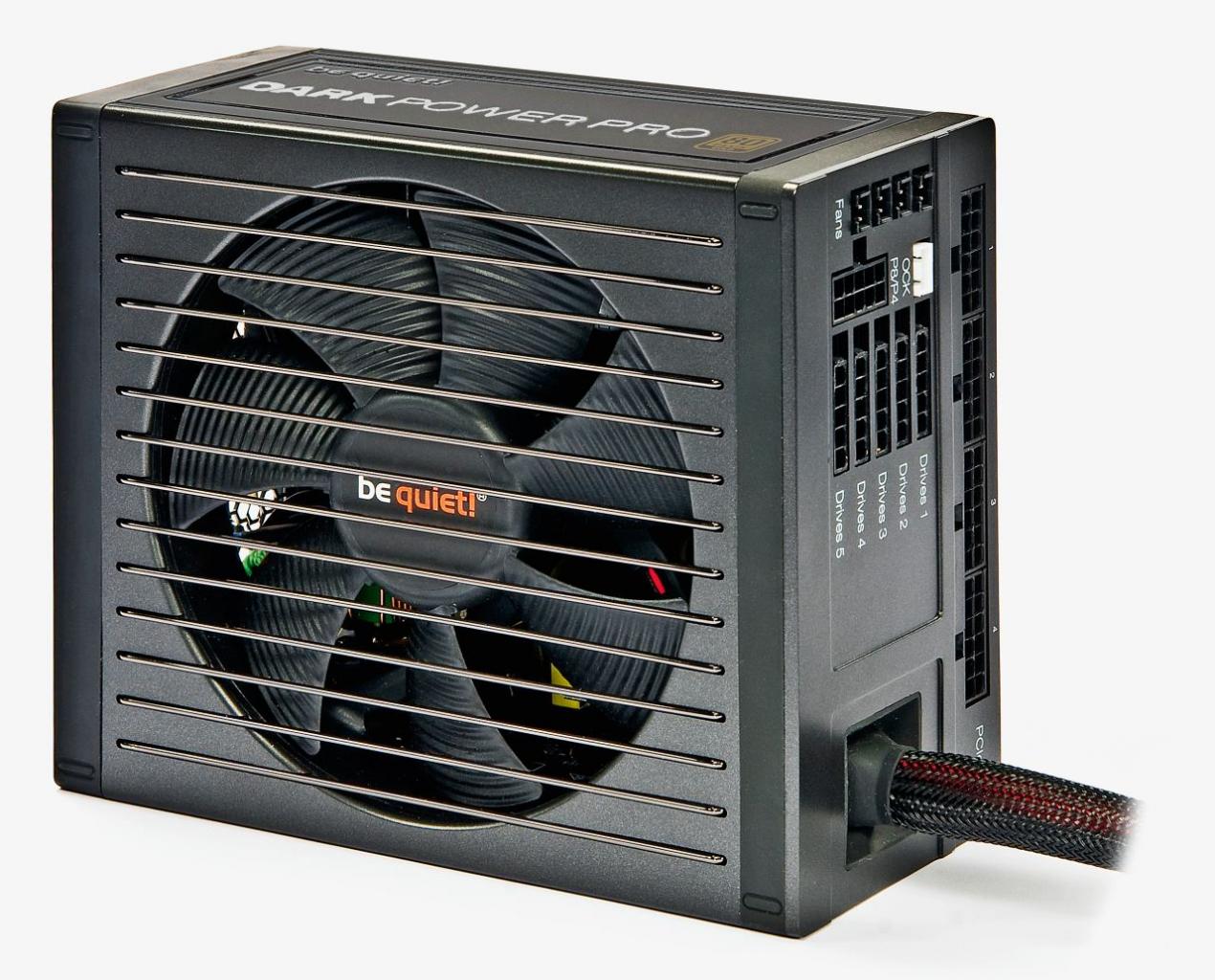 [29/11/2012] 3D: Bei Last arbeitet das Be quiet Dark Power Pro P10 550W (BQT P10-550W) ebenfalls nur mit 0,1 Sone. (120 Euro)