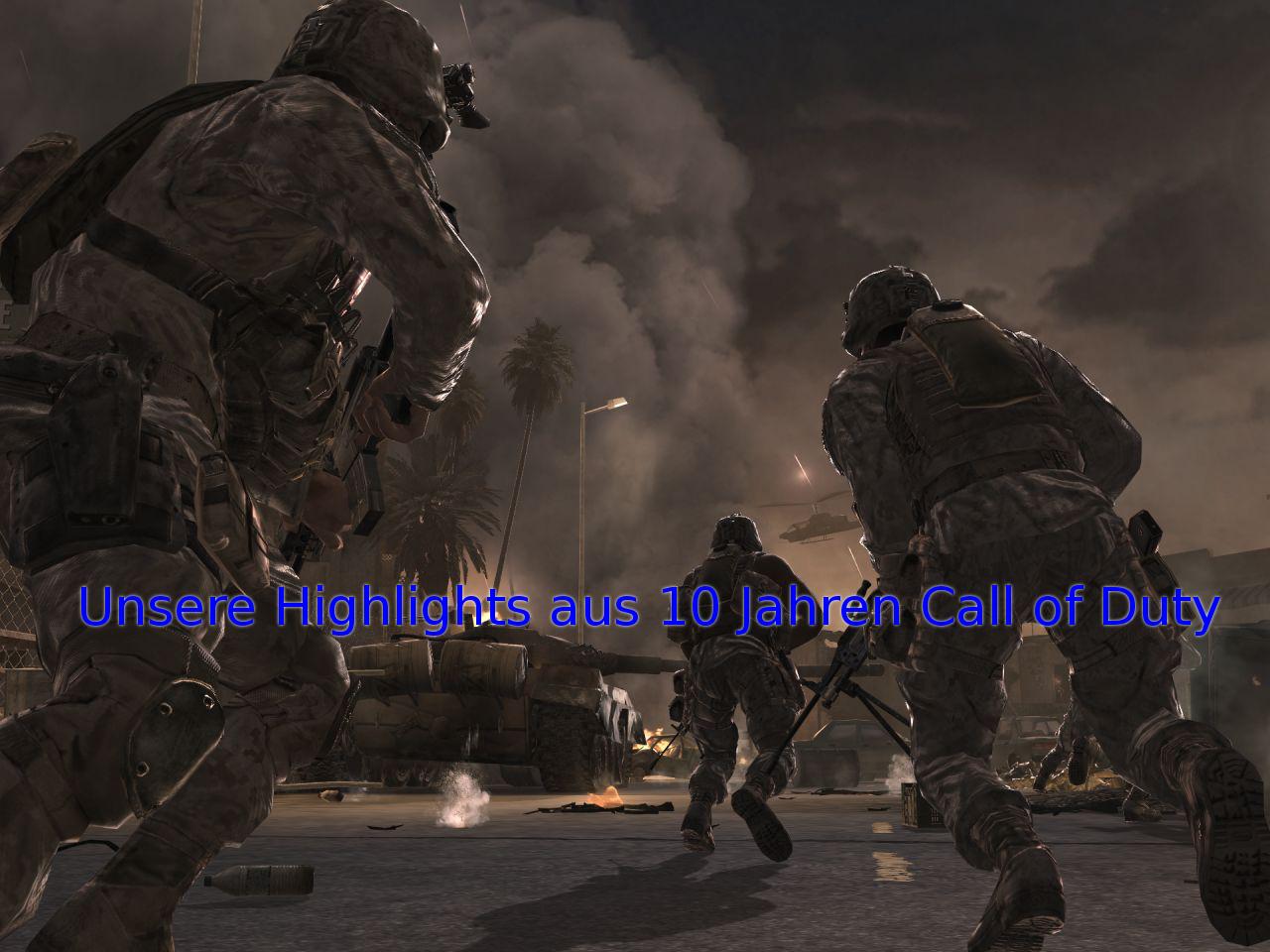 [01/11/2012] Zum Release von Black Ops 2: Von Call of Duty, über Modern Warfare bis Black Ops - Der Shooter-König im Wandel der Zeit