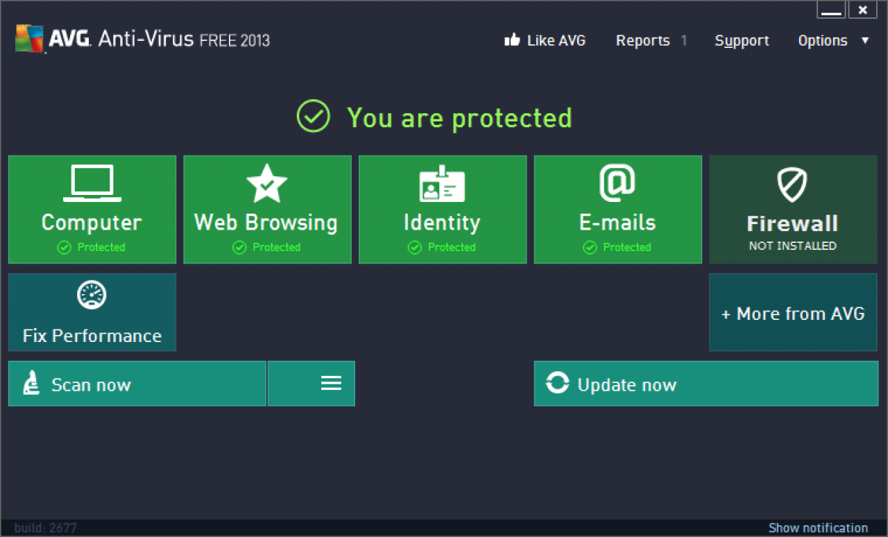 [26/11/2012] Consumer, Platz 14: AVG Anti-Virus Free Edition 2012, Version 2012 & 2013, ID 123652: Schutz-Wertung: 4,5 ; Reperatur-Wertung: 3,5 ; Benutzerfreundlichkeit: 4,5 ; Gesamt: 12,5 ; Zetrifikat: Ja