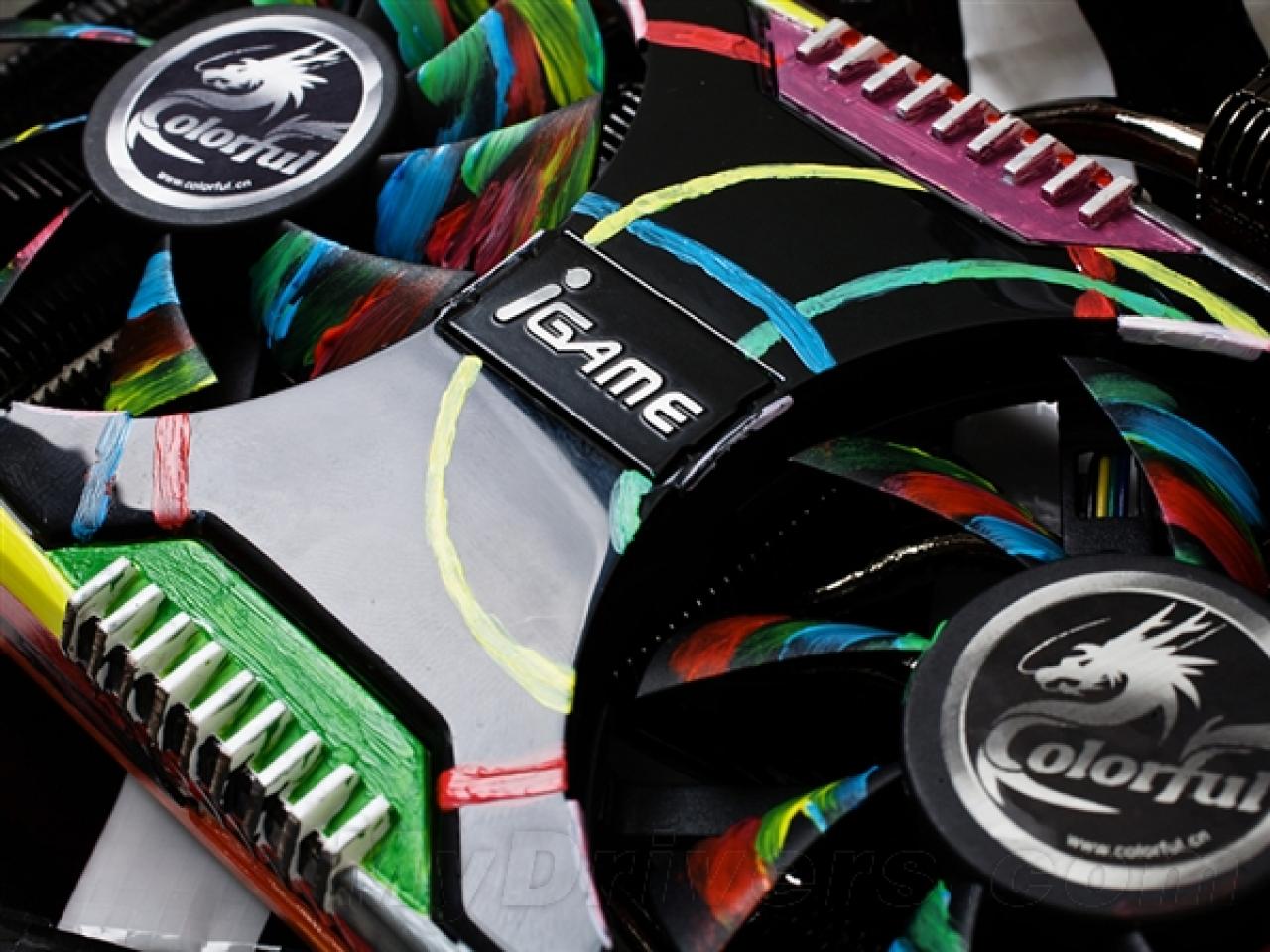 [02/11/2012] Colorful iGame GTX 660 Ti WCG: Enormer Kühler und ziemlich bunt (4)
