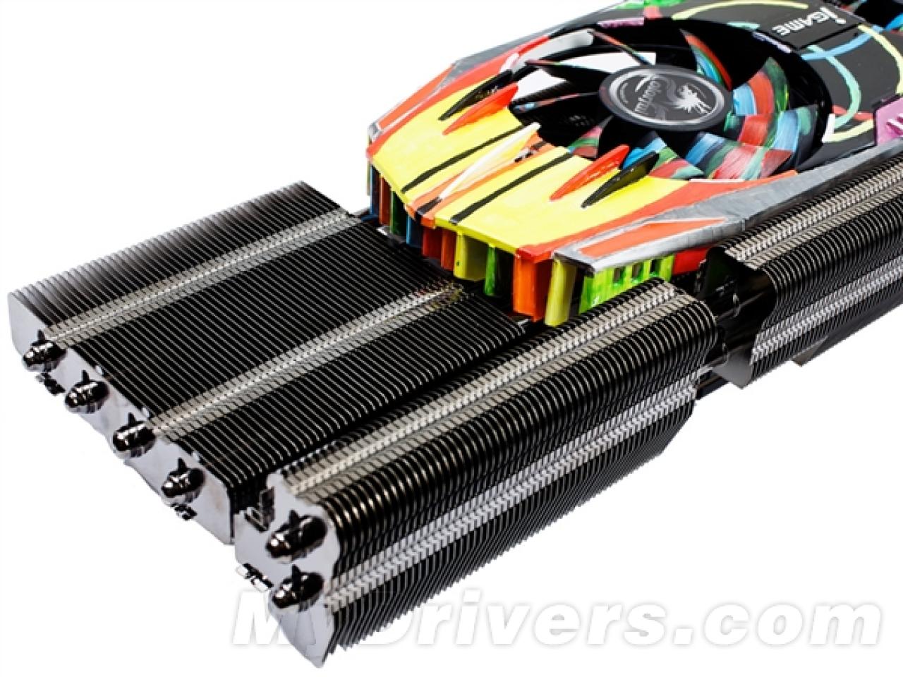 [02/11/2012] Colorful iGame GTX 660 Ti WCG: Enormer Kühler und ziemlich bunt (13)