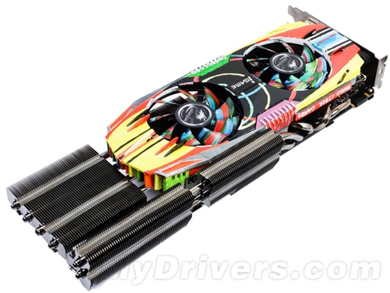 [02/11/2012] Colorful iGame GTX 660 Ti WCG: Enormer Kühler und ziemlich bunt (14)