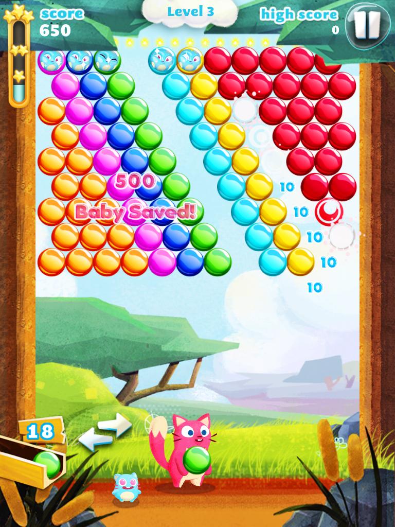 [05/12/2012] Platz 24| Bubble Mania (Geschicklichkeit) | Gratis mit Ingame-Shop	| Gelungener Bubble-Shooter: Kombinieren Sie farblich passende Kugeln, um Katzenbabys zu retten. | Wertung 2,40