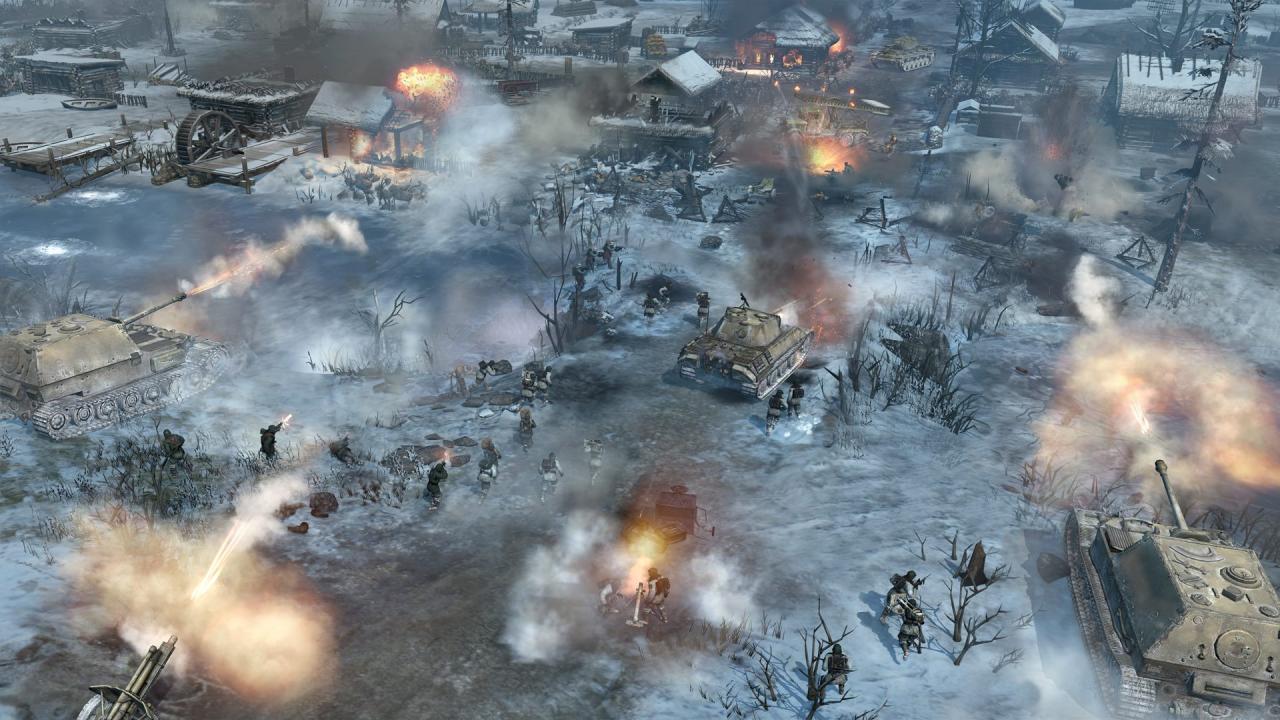 [20/12/2012] Company of Heroes 2, das Strategiespiel von Relic soll im März an den Start gehen. Relic gibt nur die minimalen Systemanforderungen an, als CPU soll es ein C2D mit 2,0 GHz oder vergleichbar sein, dazu 2 GB RAM. Weiterhin ist mindestens eine DX10-Karte samt 256 MB Pflicht, das Spiel bietet unserem Kenntnisstand nach aber auch einen DX9-Pfad