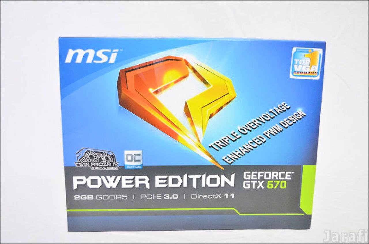 [03/12/2012] MSI Geforce GTX 670 Power Edition