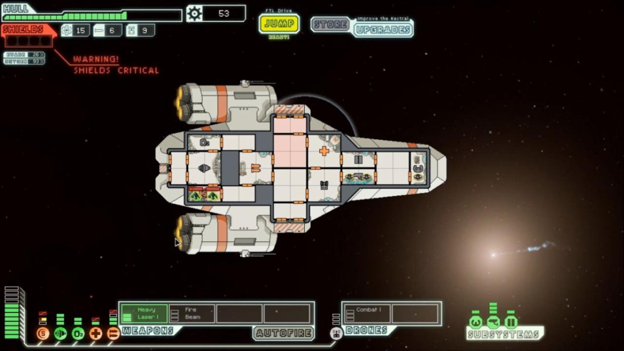 [06/12/2012] Faster Than Light: In diesem Spiel übernehmen Sie die Rolle eines Captains auf einem Raumschiff - und das in einer zufallsgenerierten Welt. Mit gespendeten 201.000 US-Dollar wurde das Ziel von 10.000 US-Dollar um ein Vielfaches übertroffen. Veröffentlicht wurde das Spiel im Oktober 2012.