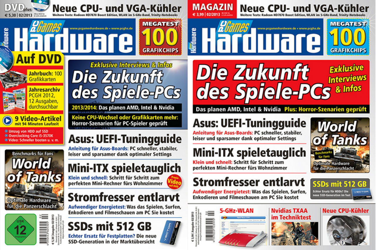 [19/12/2012] PC Games Hardware 02/2013; ab 2.1. und 3,99 EUR im Handel