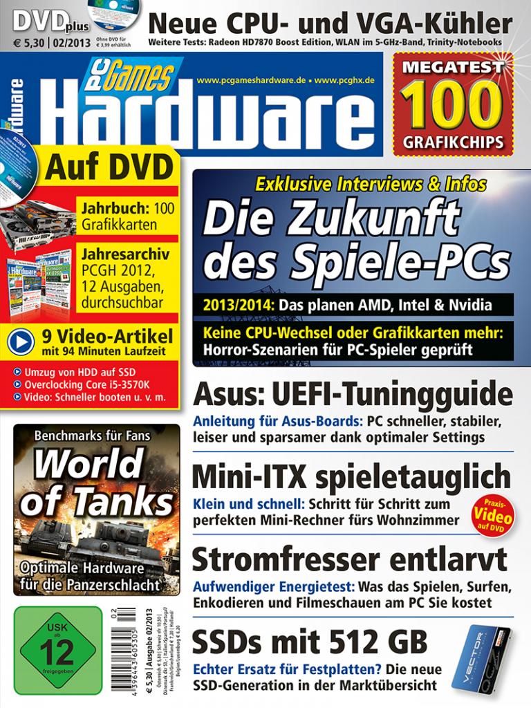 [19/12/2012] PC Games Hardware Magazin 02/2013; ab 2.1. und 3,99 EUR im Handel