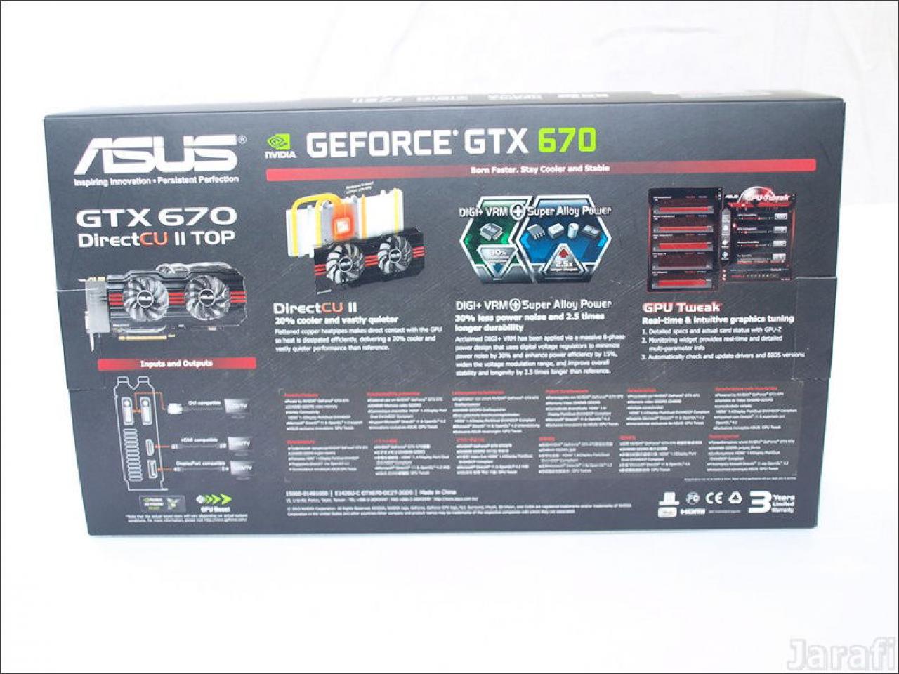 [03/12/2012] Asus Geforce GTX 670 DC II Top