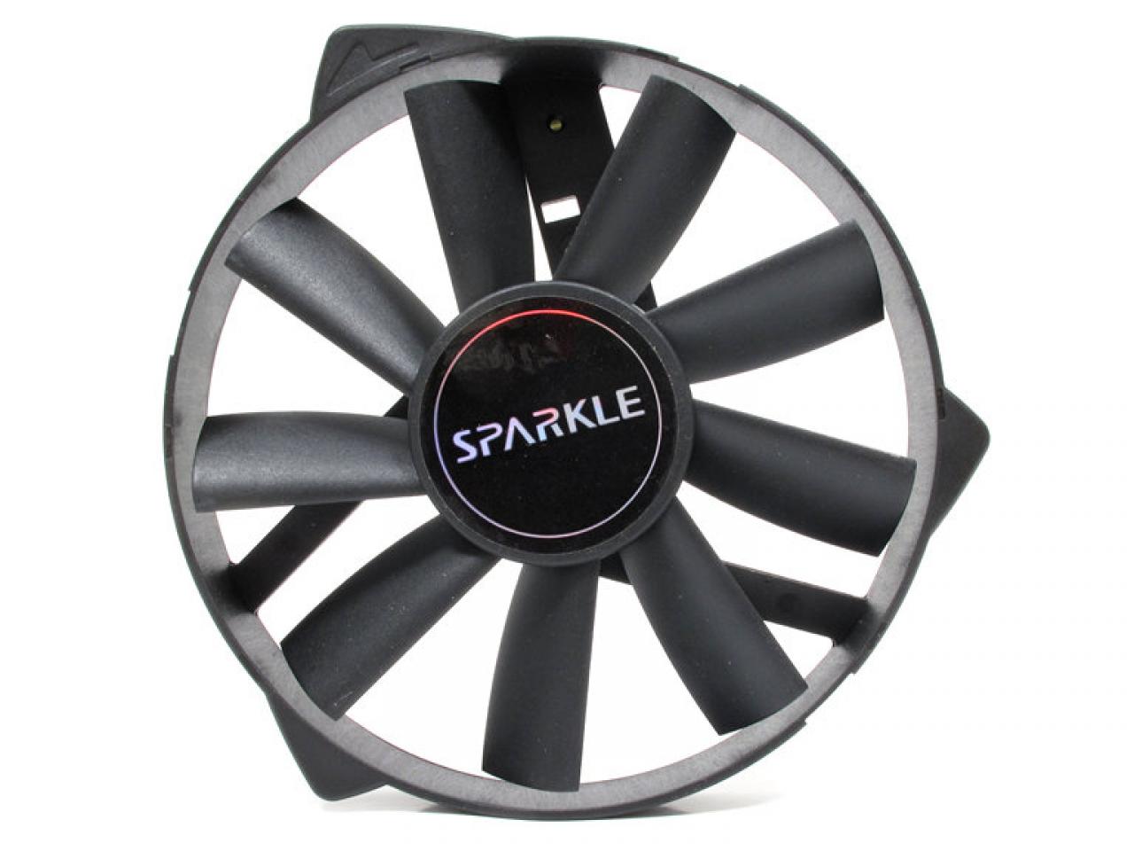 [21/12/2012] Sparkle Geforce GTX 650 OC Dragon Cyclone: Der Turbo-Fan - gerade Blätter für maximalen Luftdurchsatz.