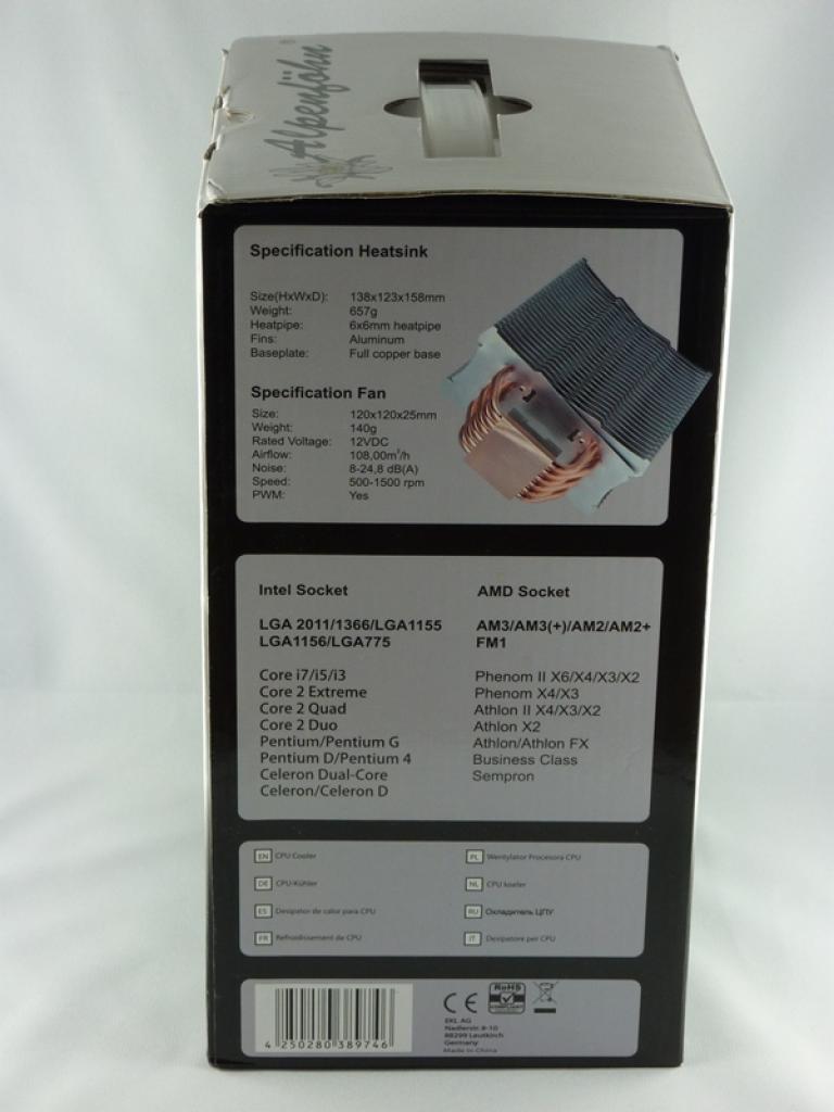 [16/12/2012] PCGHX-Review: CPU-Kühler Alpenföhn Matterhorn Pure - puristisch und trotzdem gut? (3)