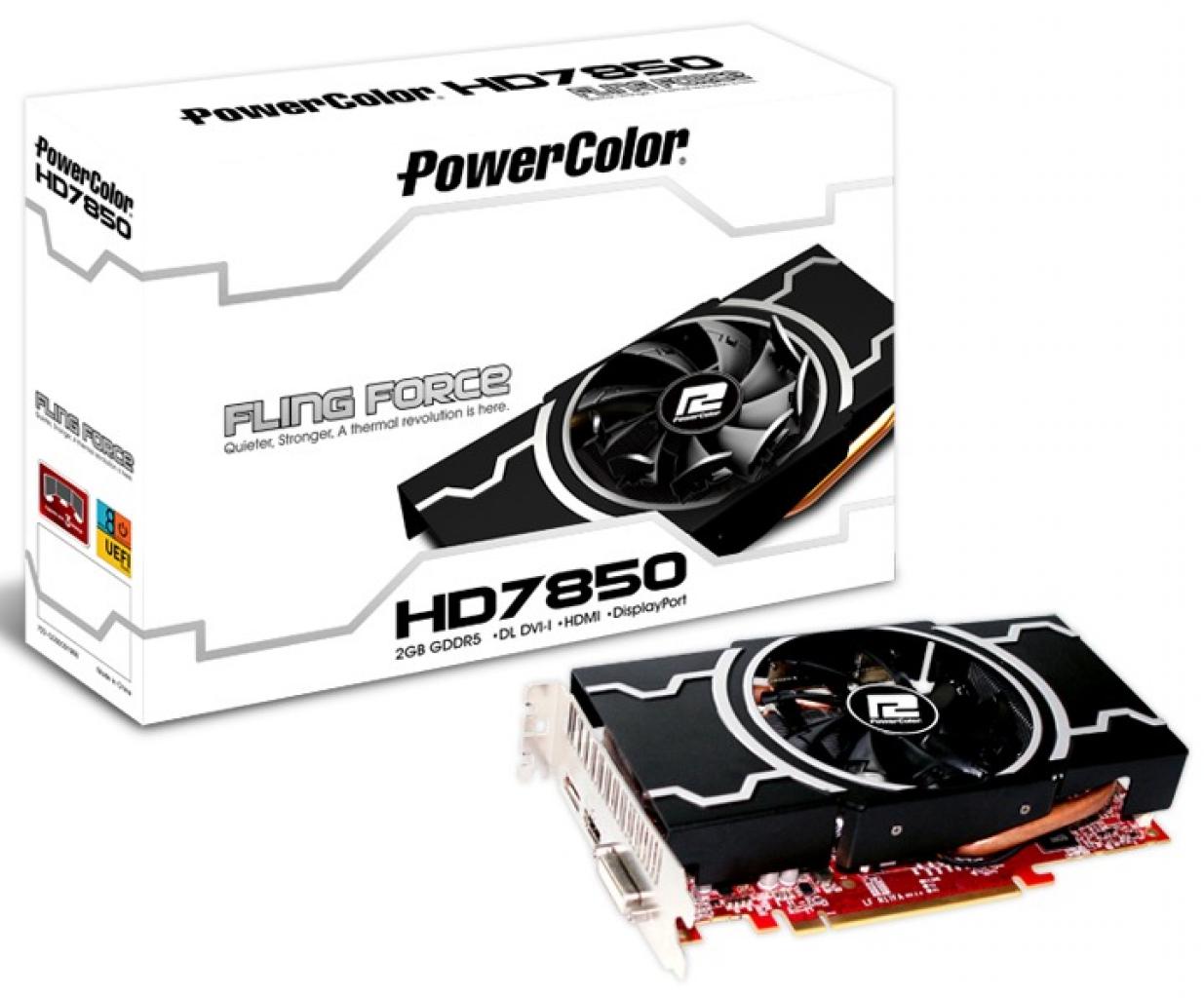 [06/12/2012] Powercolor präsentiert HD7850 Fling Force: ungewöhnliches Kühlkonzept (1)