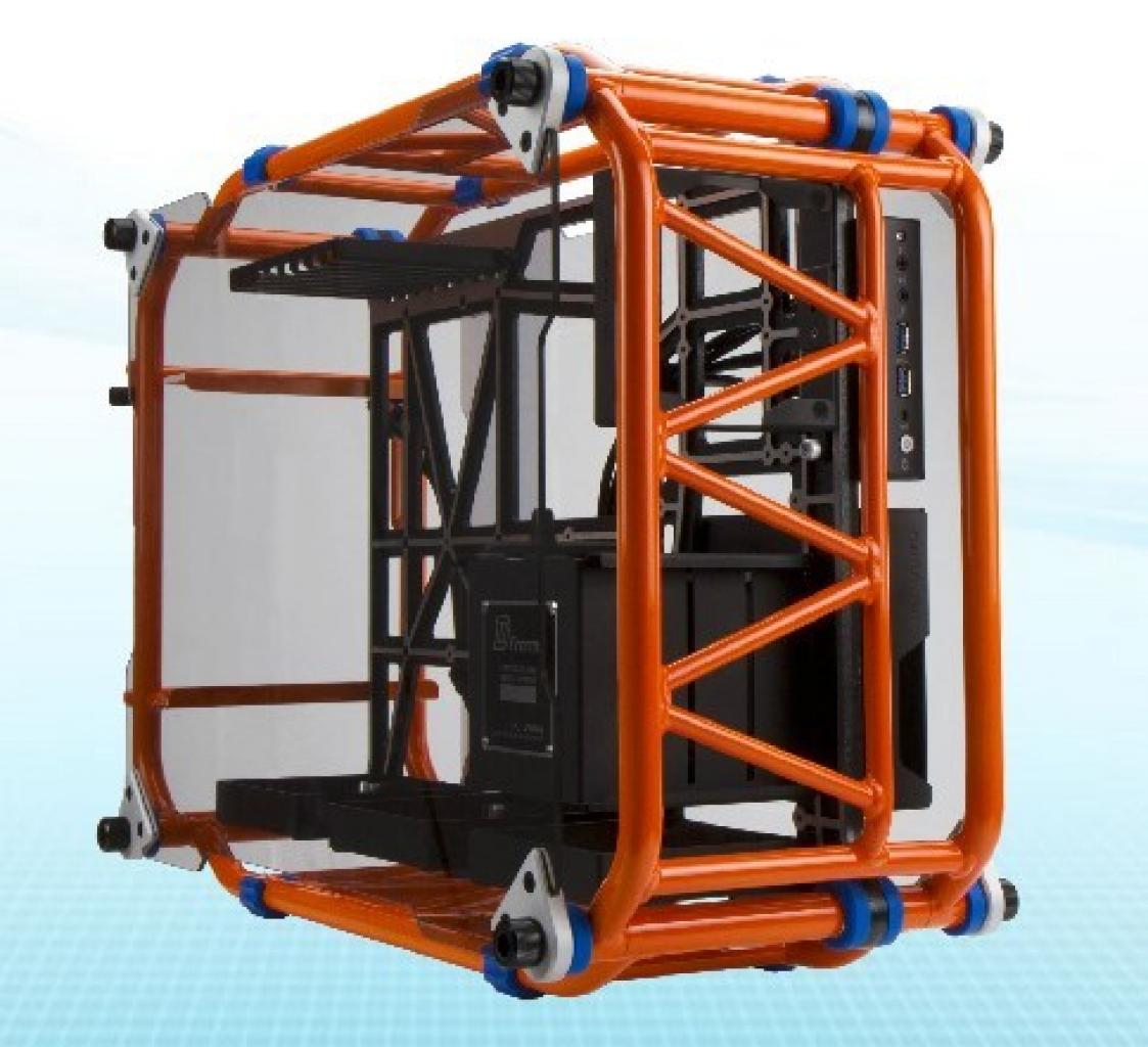 [10/01/2013] CES: In Win präsentiert mit D-Frame außergewöhnliches Gehäuse mit Aluminiumrohren (1)