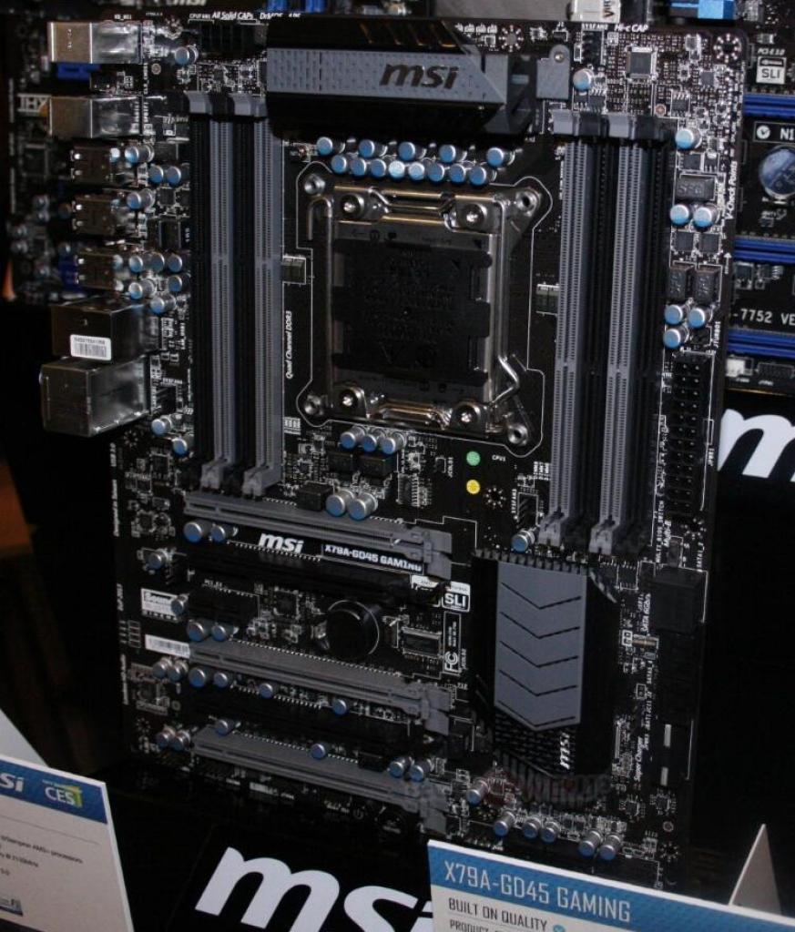 [09/01/2013] MSI auf der CES: X79A-GD45 Gaming-Mainboard und mechanische Tastaturen (1)