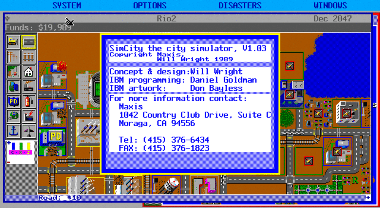 [16/01/2013] SimCity (1989)