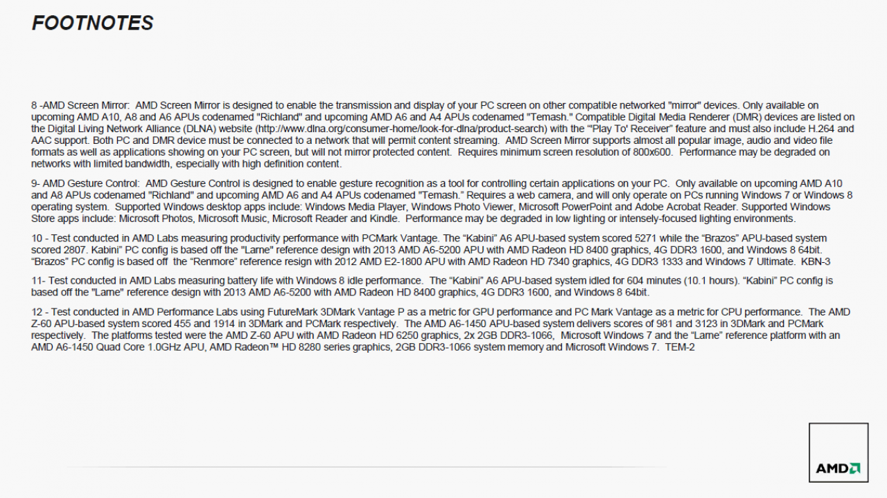 [08/01/2013] CES 2013: AMDs Ausblick samt Mobile-Roadmap und Benchmarks (37)