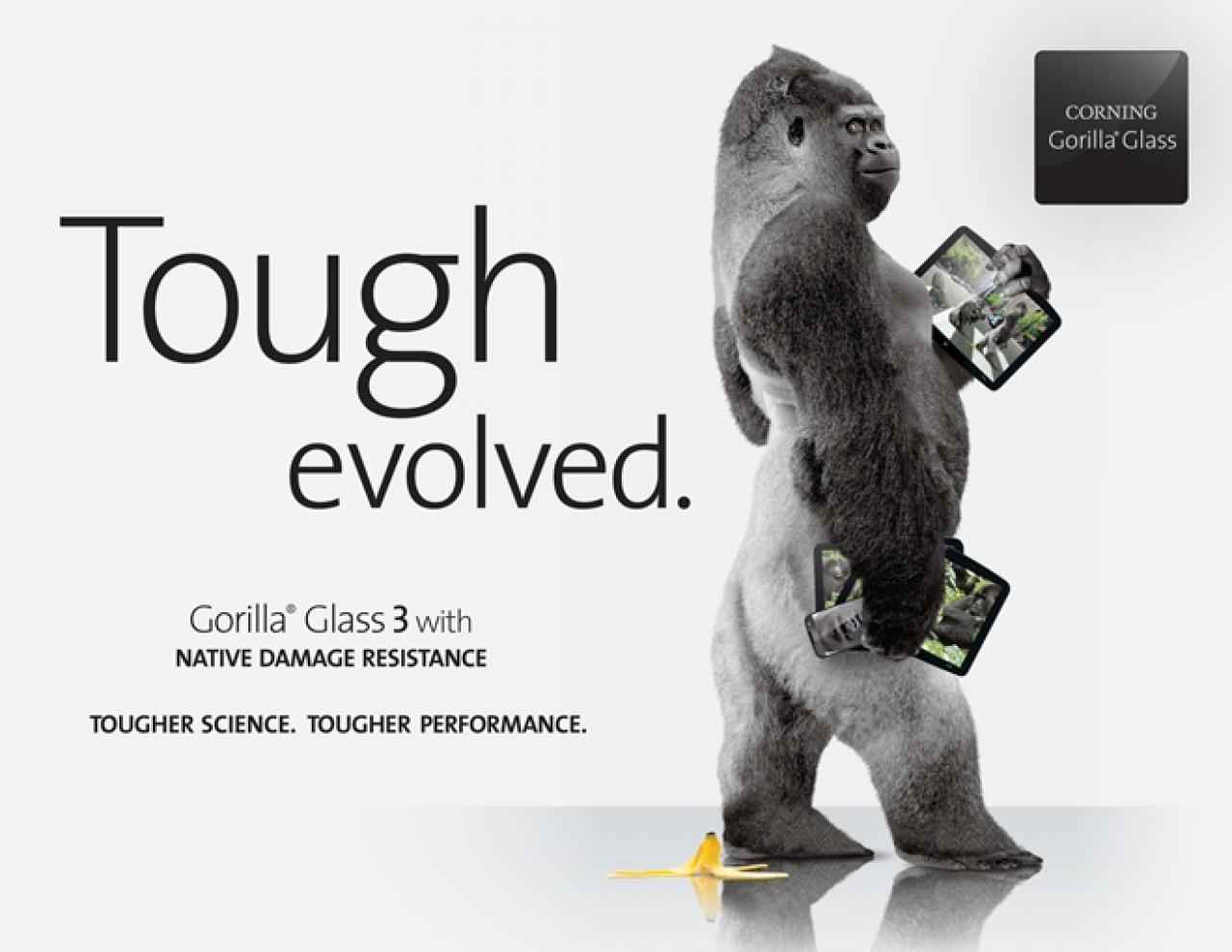 [10/01/2013] Corning demonstriert die Fähigkeiten seines Gorilla Glass 3 auf der CES