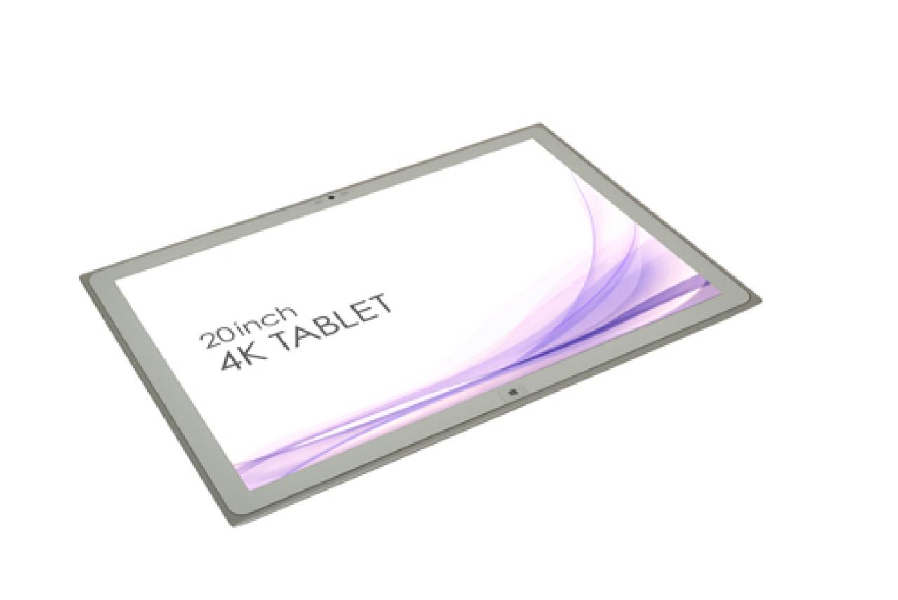 [10/01/2013] Panasonic zeigt 20-Zoll-Tablet mit 4K-Auflösung und Windows 8 Pro 