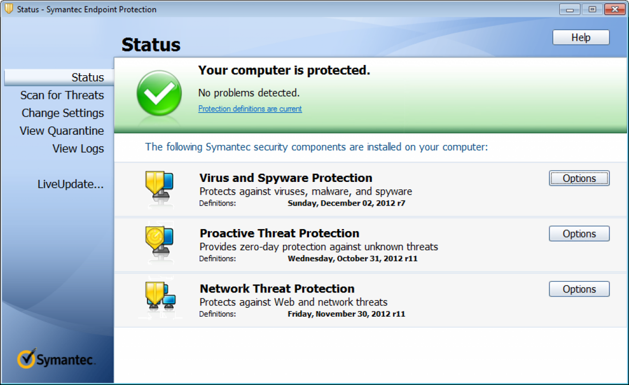 [14/01/2013] Business Platz 6: Symantec Endpoint Protection 12.1 Schutz: 5,5; Reperatur: 2,0; Benutzung: 5,5; Gesamt: 13,0; Zertifikat: Ja