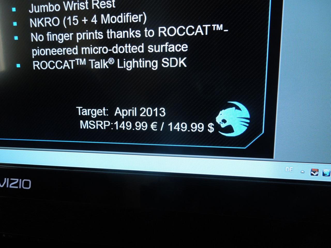 [11/01/2013] Roccat feiert auf der Cebit fünf Jahre Kone und präsentiert erstmalig das mechanische Ryos-Keyboard in Deutschland. (14)
