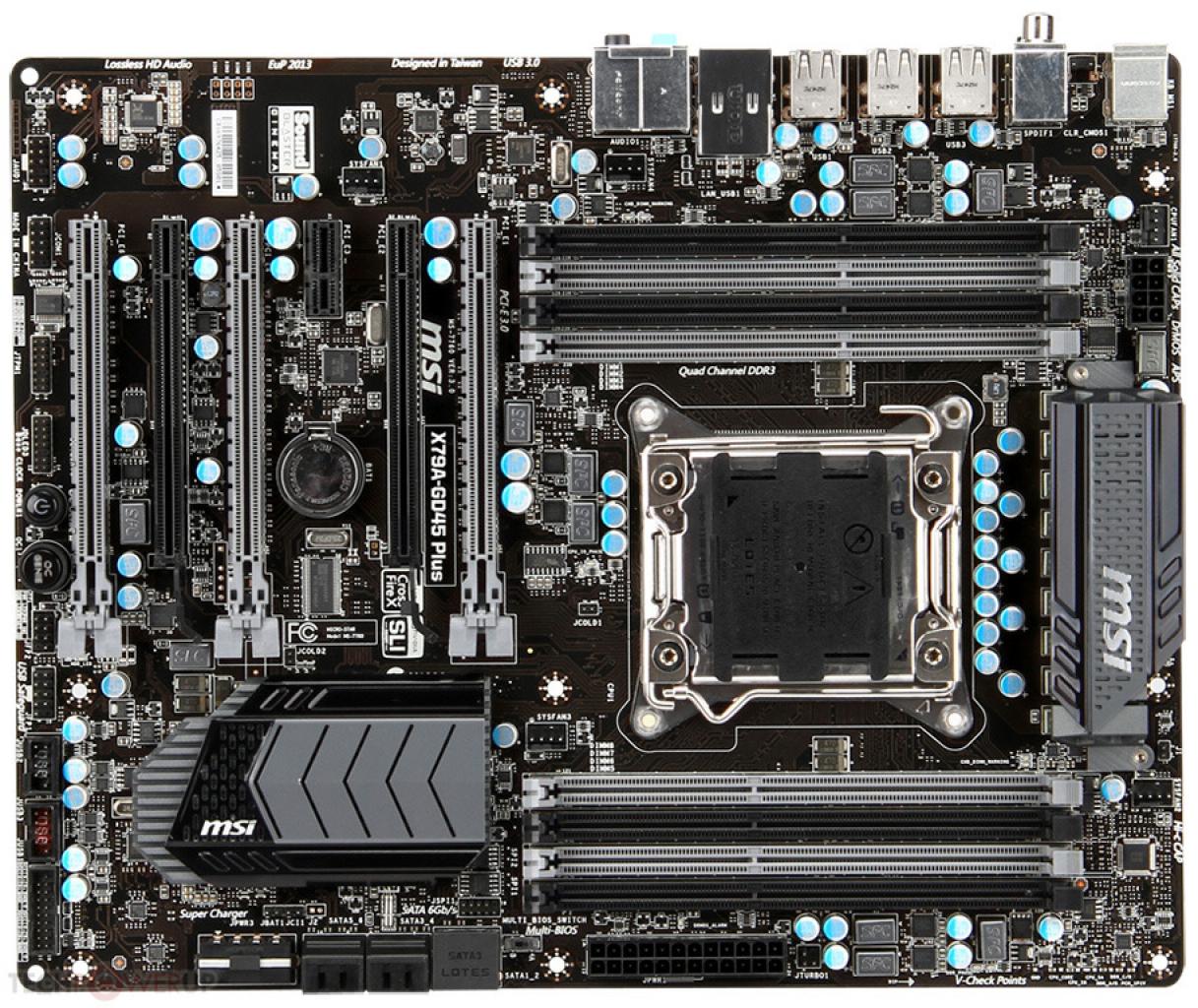 [22/02/2013] MSI X79A-GD45 Plus: Neues LGA-2011-Mainboard für rund 180 Euro (1)