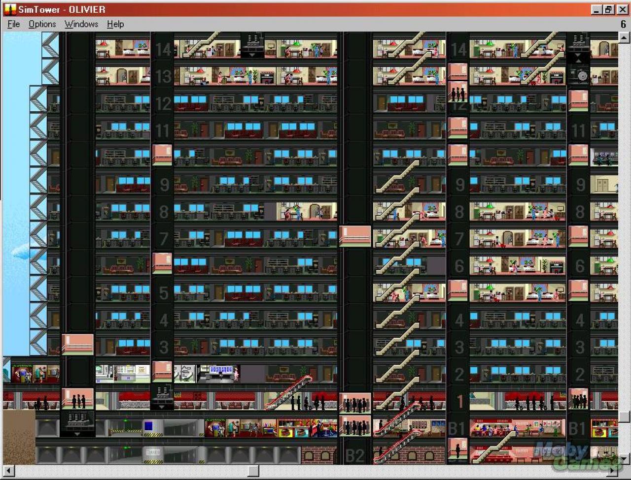 [15/02/2013] 1994: Sim Tower - The vertical Empire, Openbook & Maxis.