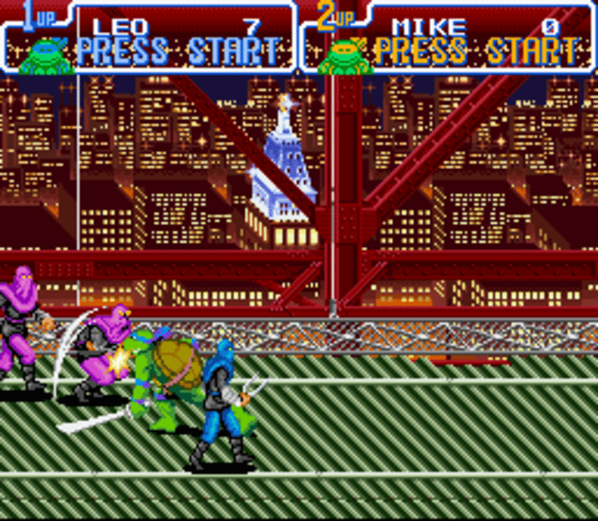 [18/02/2013] Teenage Mutant Ninja Turtles IV - Turtles in Time: Bis zu vier Spieler können in dem Prügelspiel gegen Shredder kämpfen. Dabei übernimmt jeder eine der vier Schildkröten und prügelt sich durch die Epochen der Menschheitsgeschichte. (lokal: 2)